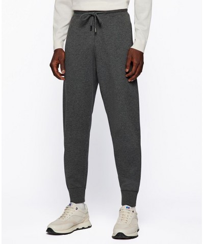 BOSS Men's Regular-Fit Tracksuit Bottoms Gray $79.20 Pants