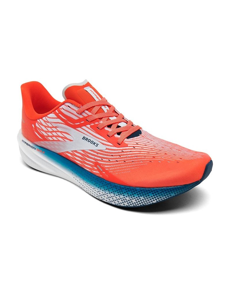 Men's Hyperion Max Running Sneakers Orange $84.60 Shoes