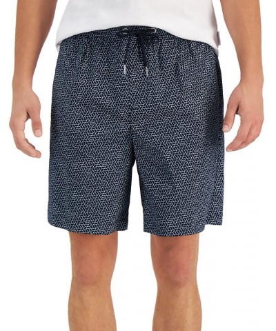 Men's Geo Logo Shorts Blue $28.70 Shorts