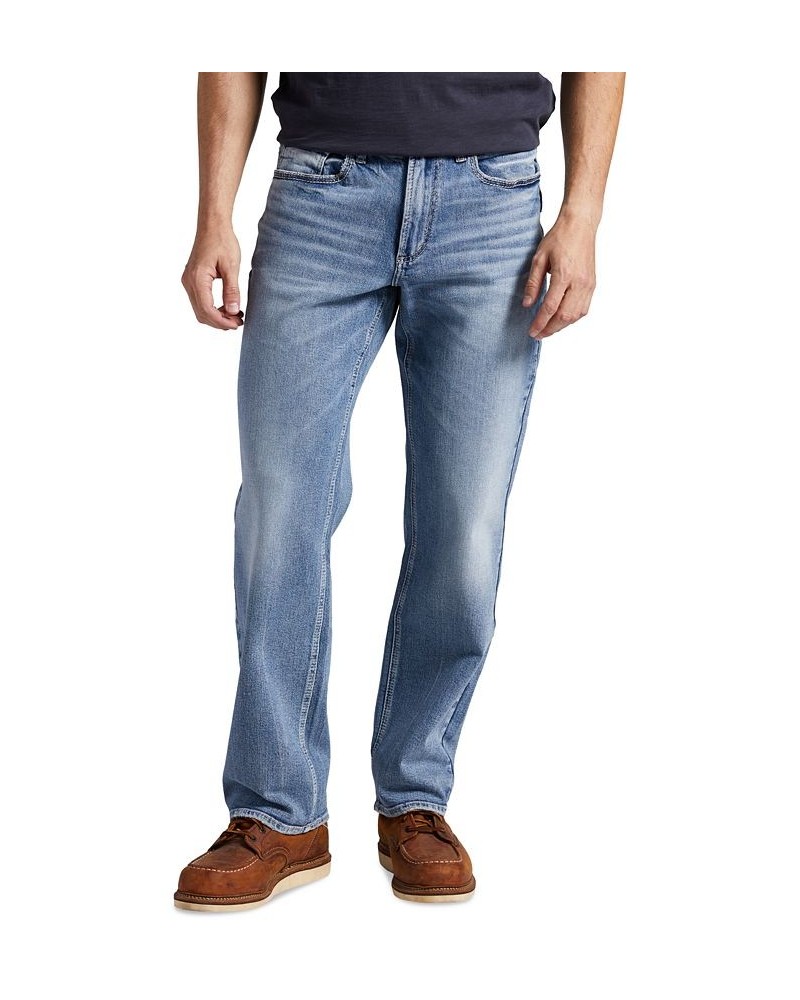 Men's Gordie Relaxed Fit Straight Leg Jeans Blue $33.20 Jeans