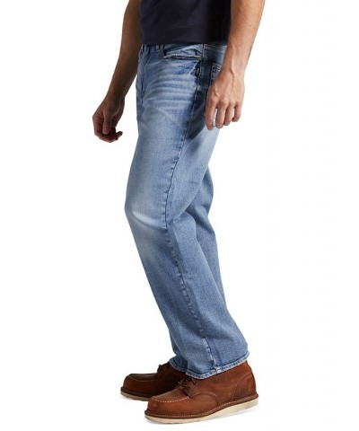 Men's Gordie Relaxed Fit Straight Leg Jeans Blue $33.20 Jeans