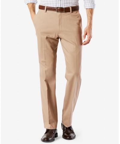 Men's Easy Straight Fit Khaki Stretch Pants Timber Wolf $22.50 Pants