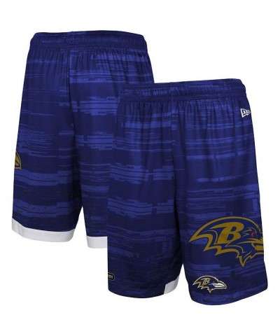 Men's Purple Baltimore Ravens Training Daze Shorts $28.59 Shorts