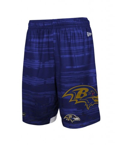 Men's Purple Baltimore Ravens Training Daze Shorts $28.59 Shorts