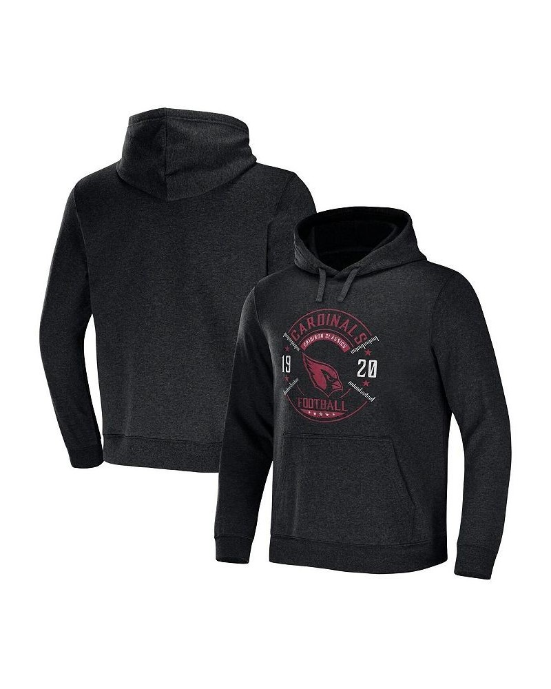 Men's NFL x Darius Rucker Collection by Heather Charcoal Arizona Cardinals Radar Pullover Hoodie $35.04 Sweatshirt