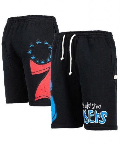 Men's Black Philadelphia 76ers Shorts $36.80 Shorts