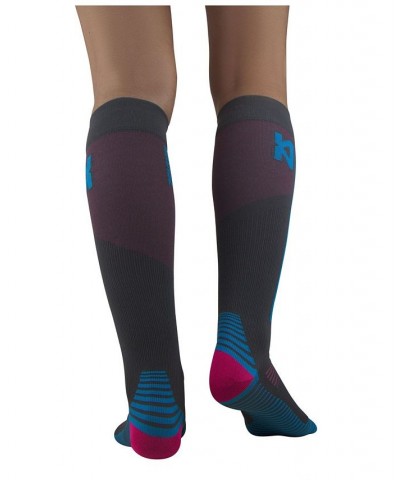 Men's Featherweight Compression Socks Slate, Neon Pink $30.00 Socks