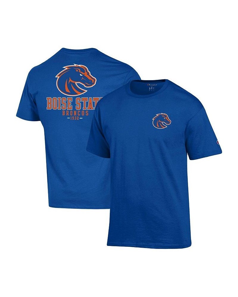 Men's Royal Boise State Broncos Stack 2-Hit T-shirt $24.29 T-Shirts