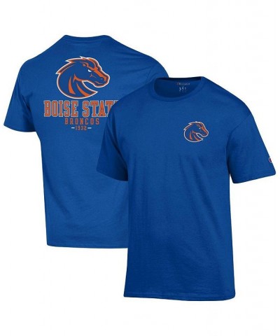 Men's Royal Boise State Broncos Stack 2-Hit T-shirt $24.29 T-Shirts