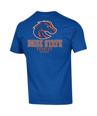 Men's Royal Boise State Broncos Stack 2-Hit T-shirt $24.29 T-Shirts