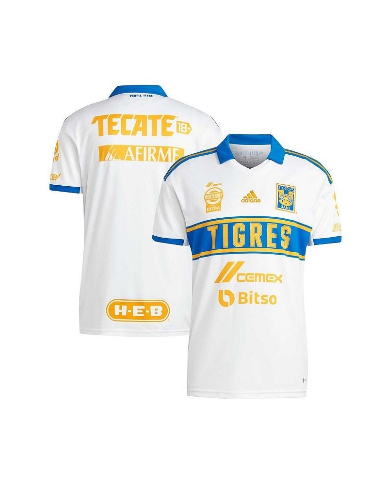 Men's White Tigres UANL 2022/23 Replica Third Jersey $54.99 Jersey