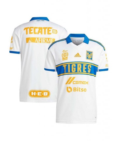 Men's White Tigres UANL 2022/23 Replica Third Jersey $54.99 Jersey