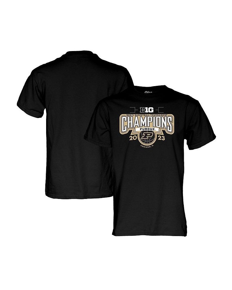 Men's Black Purdue Boilermakers 2023 Big Ten Men's Basketball Conference Tournament Champions T-shirt $16.00 T-Shirts