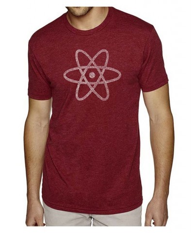 Men's Premium Word Art T-Shirt - Atom Red $25.64 T-Shirts