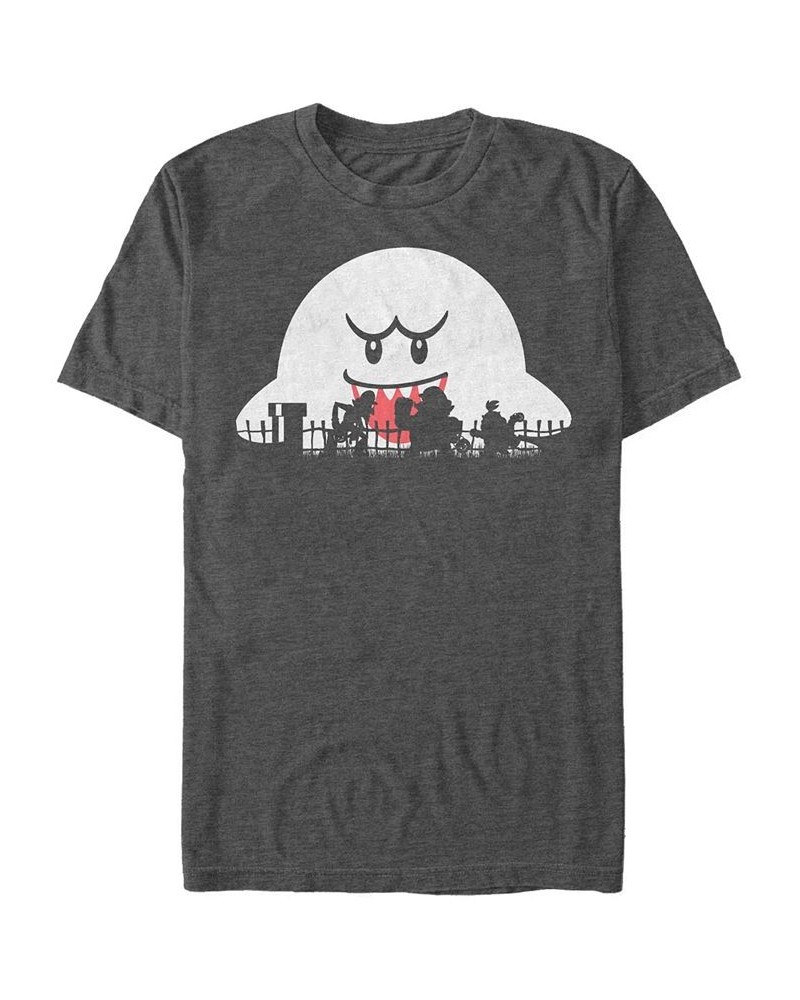 Fifth Sun Men's Halloween Silhouettes Short Sleeves T-shirt Gray $20.99 T-Shirts