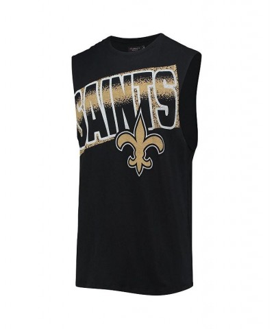 Men's Black New Orleans Saints Muscle Tank Top $18.90 T-Shirts