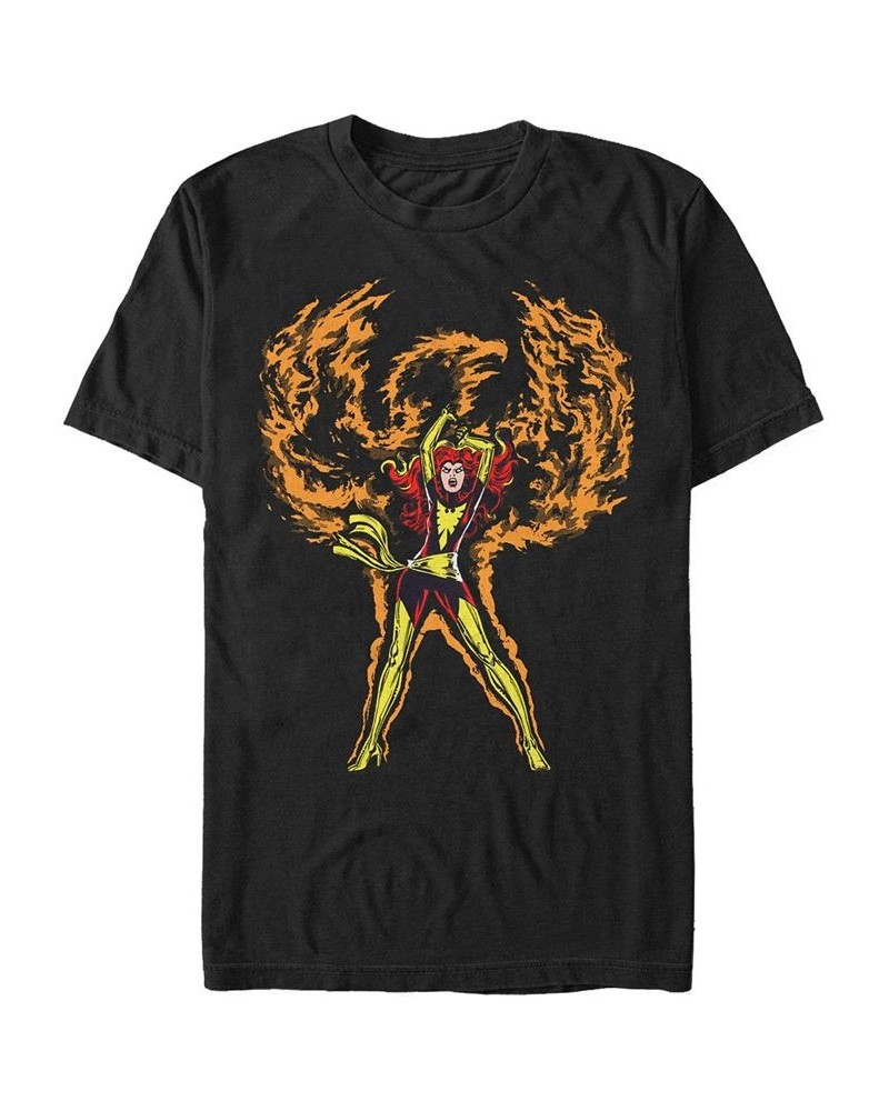 Marvel Men's Comic Collection The Phoenix Rises Short Sleeve T-Shirt Black $18.54 T-Shirts