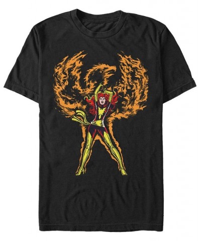 Marvel Men's Comic Collection The Phoenix Rises Short Sleeve T-Shirt Black $18.54 T-Shirts