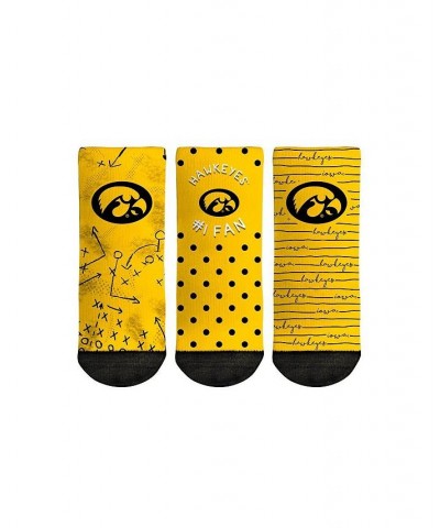 Toddler Boys and Girls Socks Iowa Hawkeyes 1 Fan 3-Pack Crew Socks Set $13.20 Socks