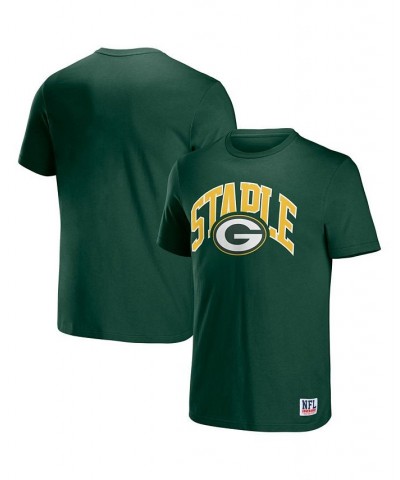 Men's NFL X Staple Hunter Green Green Bay Packers Lockup Logo Short Sleeve T-shirt $13.44 T-Shirts