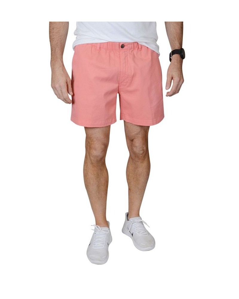 Men's Elastic Waist Pull-On 5.5" Shorts Coral $36.14 Shorts