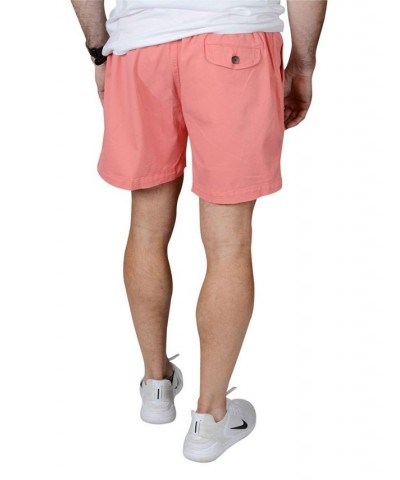 Men's Elastic Waist Pull-On 5.5" Shorts Coral $36.14 Shorts