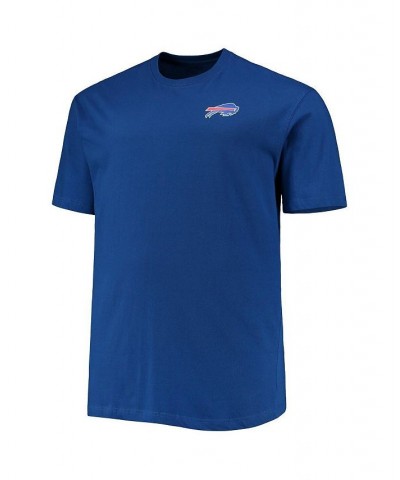 Men's Branded Royal Buffalo Bills Big and Tall 1 Dad 2-Hit T-shirt $17.10 T-Shirts