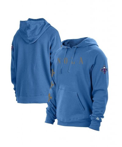 Men's Royal New Orleans Pelicans 2020/21 City Edition Pullover Hoodie $38.24 Sweatshirt