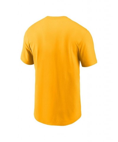 Men's Gold Washington Commanders Primary Logo T-shirt $19.43 T-Shirts