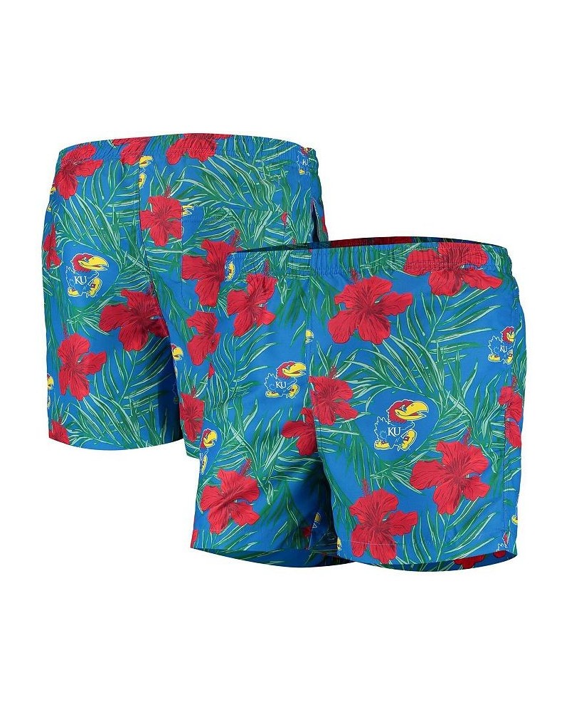 Men's Royal Kansas Jayhawks Swimming Trunks $23.77 Swimsuits