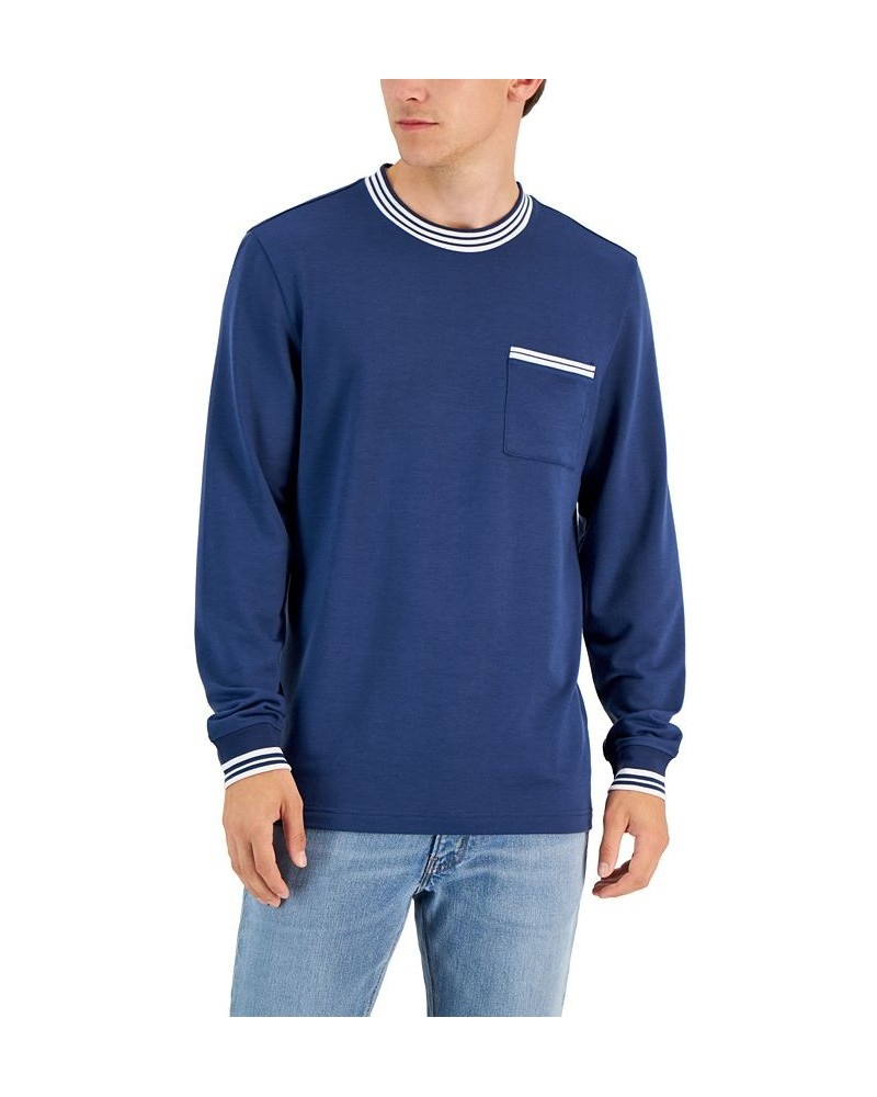 Men's Vari-Stripe Shirt Blue $10.05 Shirts