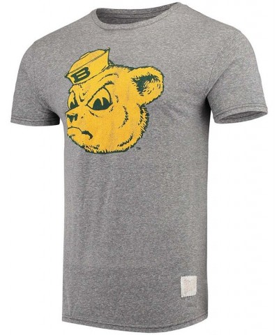 Men's Heather Gray Baylor Bears Vintage-Like Sailor Bear Tri-Blend T-shirt $26.99 T-Shirts