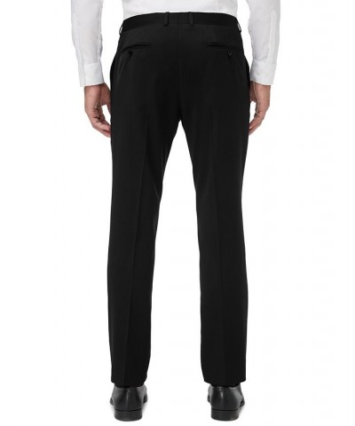 Armani Exchange Men's Slim-Fit Black Solid Suit Separate Pants $80.50 Suits