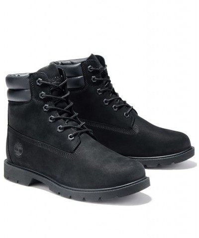 Women's Linden Wood Waterproof Lug Sole Booties Black $49.00 Shoes